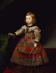 Die Infantin Maria Margarita (1651-73) von Österreich als Kind